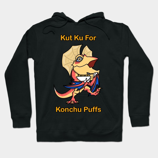 Konchu Puffs Chibi Hoodie by Jblumdesigns